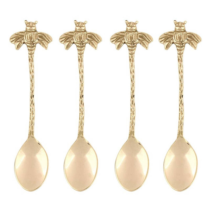 Gold Bee Spoons - Set of 4: Material