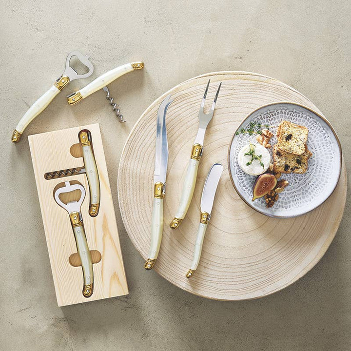 Corkscrew Set in Wood Tray